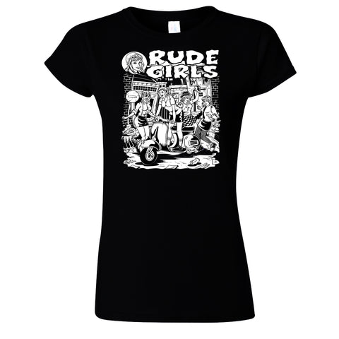 Rude Girl Shirt (Women) Black