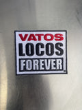 Manic Hispanic " Vatos" Embroidered Patch