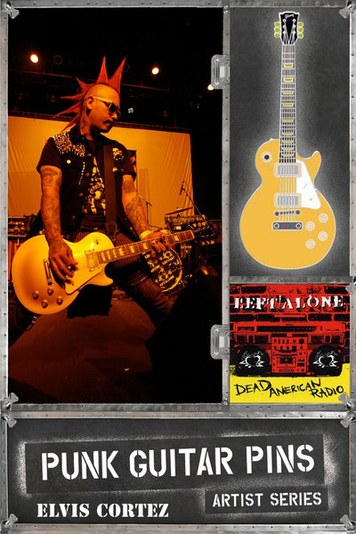Elvis Cortez "Gold Top" Punk Guitar Pins Series #1
