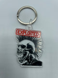 The Exploited "Pushead Skull" Keychain