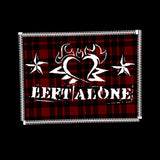 Left Alone "Plaid Hear Logo" Shirt