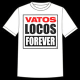 Manic Hispanic "Vatos Locos" White Shirt
