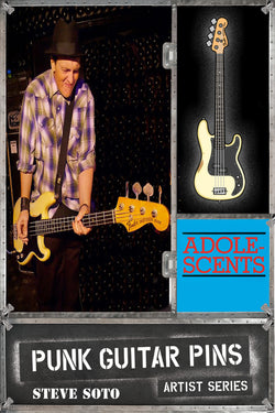 Steve Soto "The 75" Punk Guitar Pin Series #2