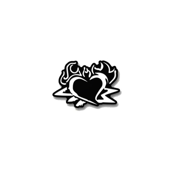 Left Alone "Heart" Acrylic Pin